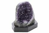 Amethyst Cluster With Wood Base - Uruguay #233722-1